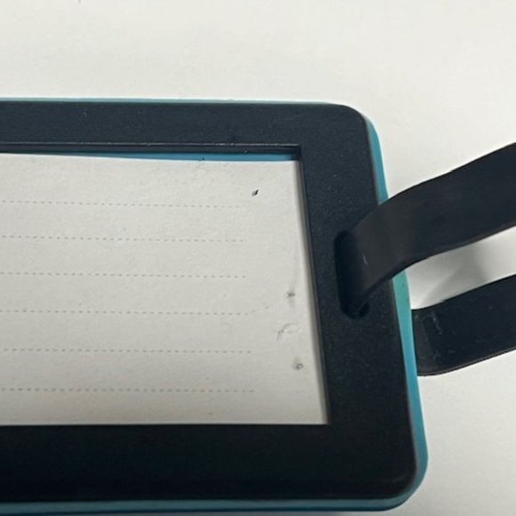 Jimmy Buffet Margaritaville Luggage Backpack ID Tag Blue Green Palm Tree 2.5"x4" - Picture 9 of 10